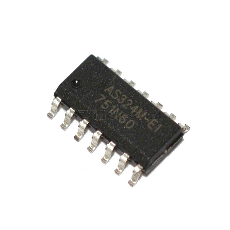 QZ BOM оригинальный низкая мощность Quad оперативный усилитель IC SOIC14 AS324M-E1