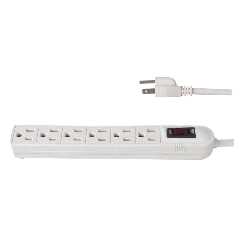 Cable 6 Way Cable Power With Overload And Individual Power Strip Universal Multi Plug Extension Cord Electrical Switch Socket