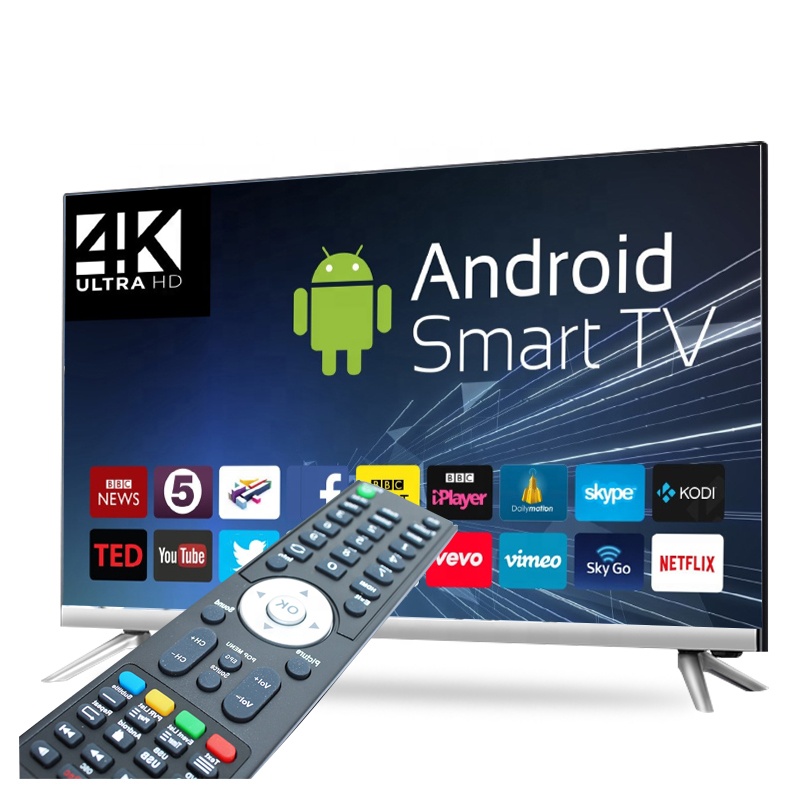 Лучшая цена 4K ЖК-телевизор завод Гуанчжоу плоский экран ultra hd 65 55 50 43 32 дюймов UHD smart Android 32 дюйма светодиодный телевизор