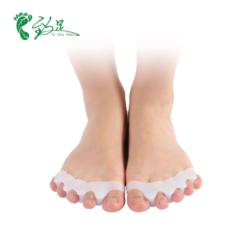 Foot Care Nail Manicure Pads Corrector Bunion Medical Silicone Gel Toe Separator