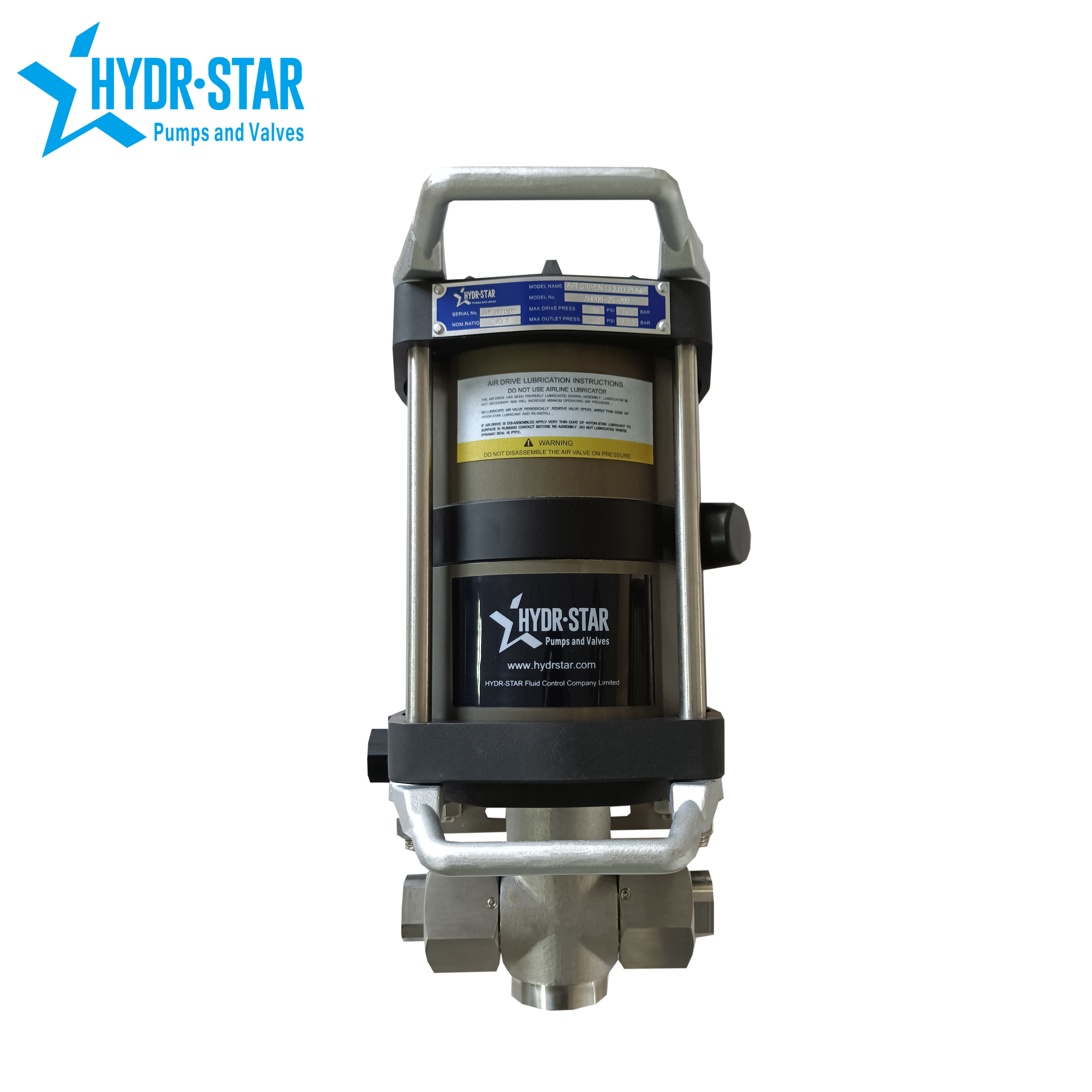 HYDR-STAR Макс 5171 бар высокое давление пневматический масляный насос для гидравлического испытания, корпус для устьевое панель управления