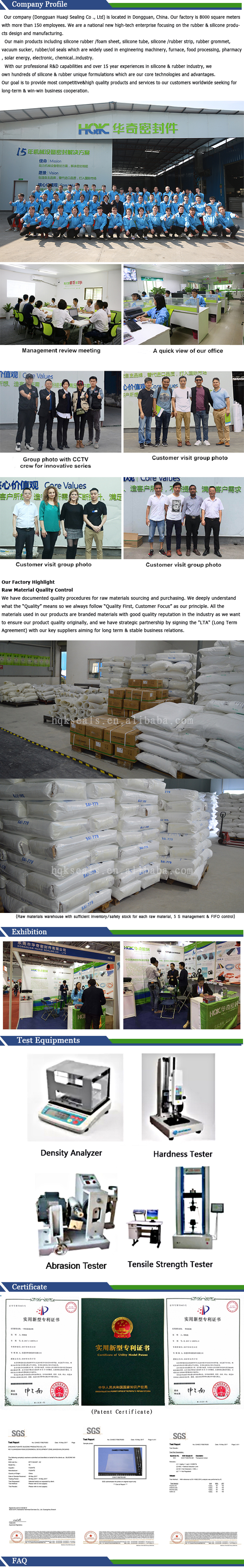 Customized Black Color Wear-resistance Silicone Rubber Double-sided for Cable