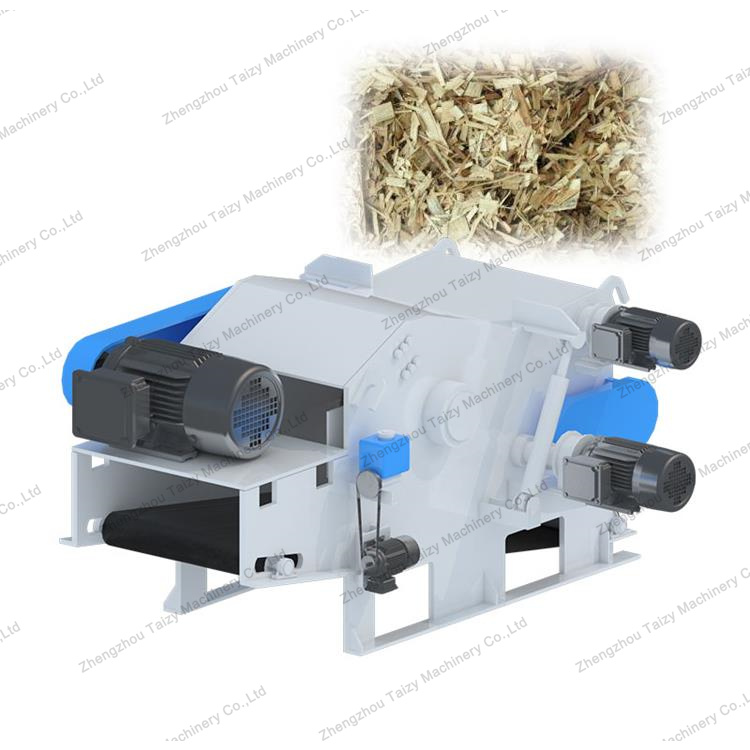 CE Approved Electric Bamboo Tree Branch Drum Big Wood Chipper Shredder Machine Price Made in China For Sale