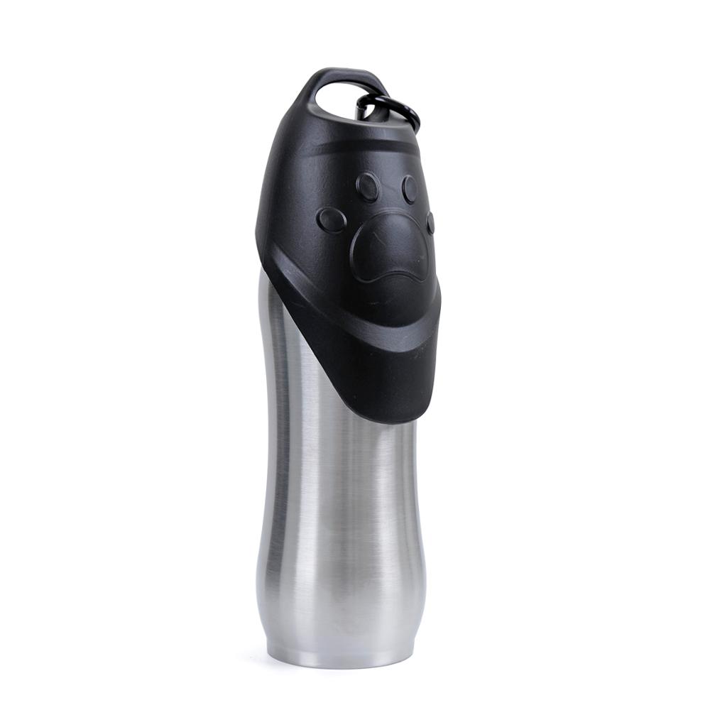 Easy to Carry Pet Water Bottle, Easy to Drink Outdoor Stainless Steel Dog Water Bottle, Travel Water Bottle Pet