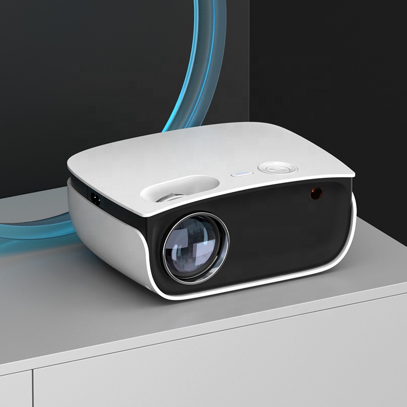 Смартфон Мобильный светодиодный проектор Native 720P Система домашнего кинотеатра Projektor