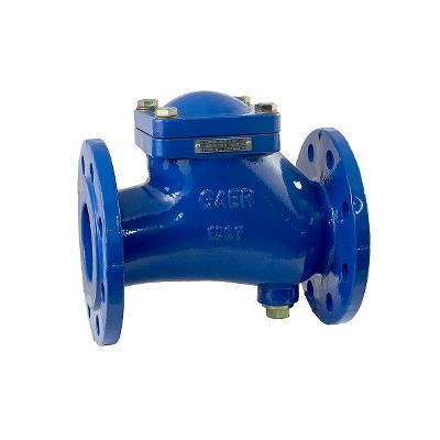 8mm spring loaded sewage tilting diaphragm ball type check valve