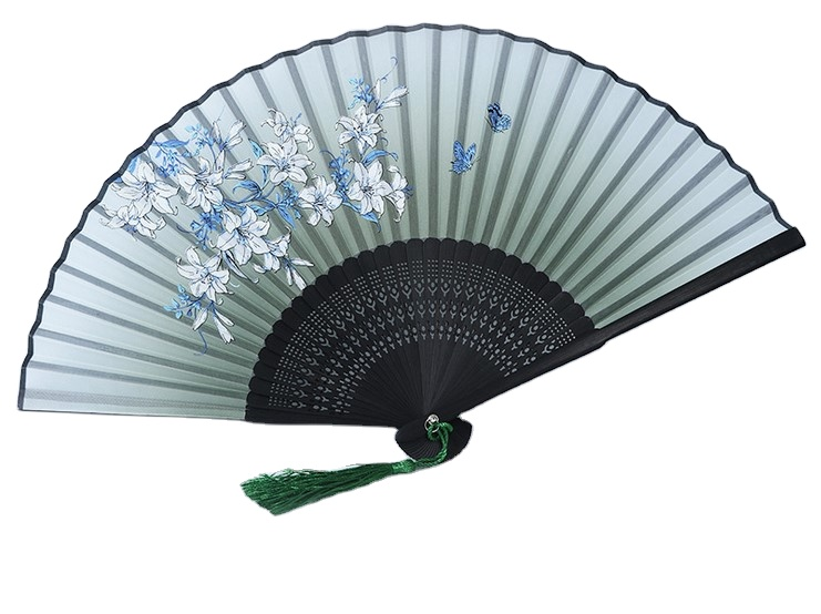 Folding Bamboo Hand Fan Home Decoration Classic Japanese Style Female Fan