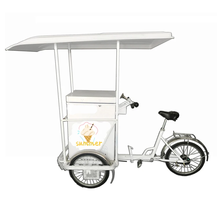 camping home commercial solar freezer refrigerator cart bike electric tricycle