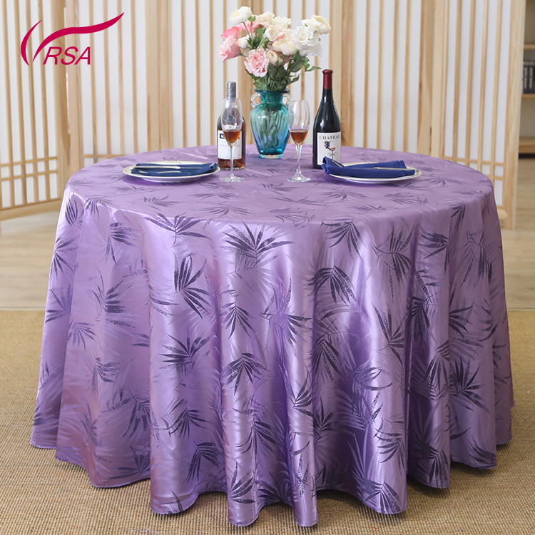 Chinese Traditional style High quality printed hotel banquet wedding round table skirt