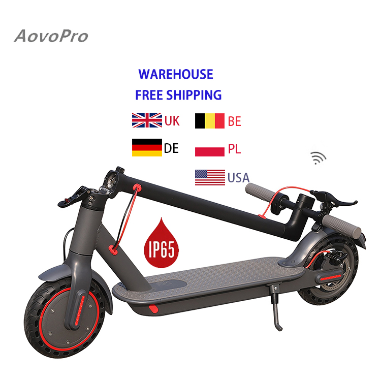 AOVO US Warehouse Перевозка груза падения 10.4AH 35 км rangefast отгрузки 2 колеса взрослый складной M365 Pro Электрический скутер