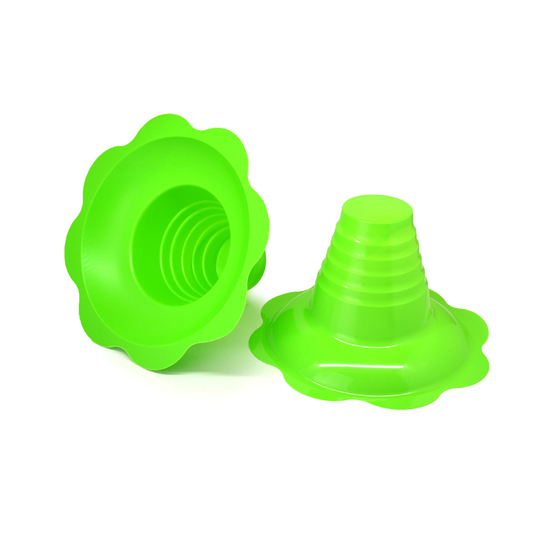 Disposable Colorful Shaved Ice Flower Plastic Cup with Lids