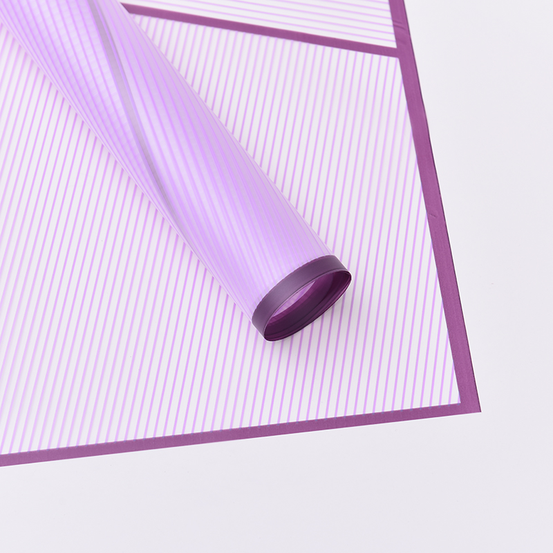 Shinewrap, оптовая продажа, водонепроницаемая прозрачная оберточная бумага в полоску для подарков и цветов