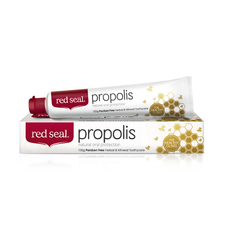 100g Red gel Toothpaste for Sensitive Teeth Red Seal Propolis Toothpaste Herbal Toothpaste Whitening Teeth