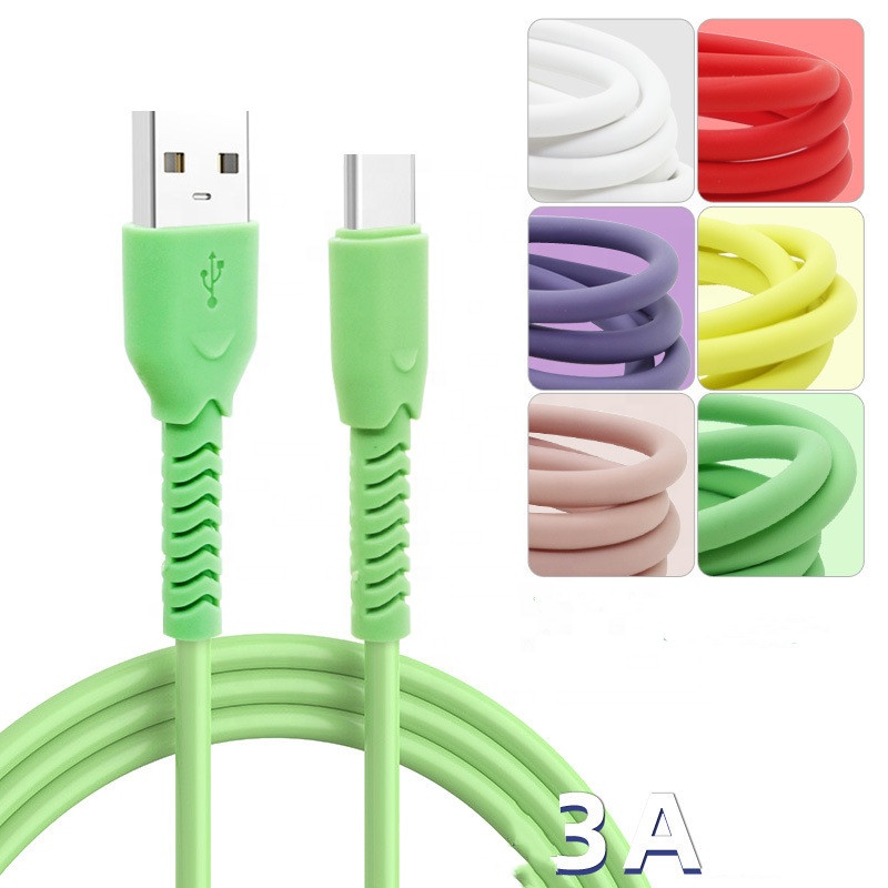 3A Fast charging liquid silicone Foxconn for iphone magnet charger cable protector wall car wireless charger