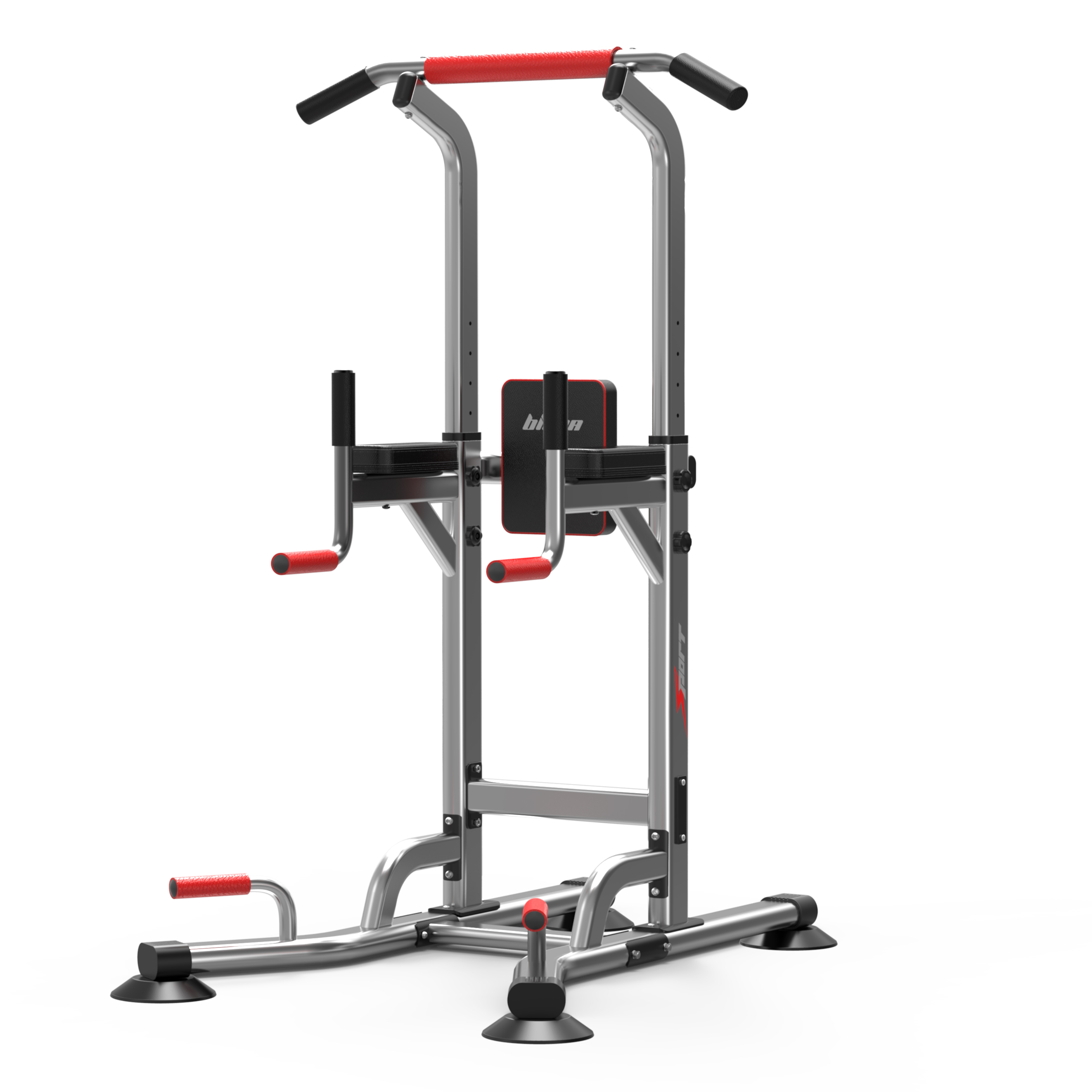 Шесть регулируемых 230-150 см Multi Gyms фитнес-станция оборудование для тренировок Тренажерный зал Спорт упражнения Power Tower