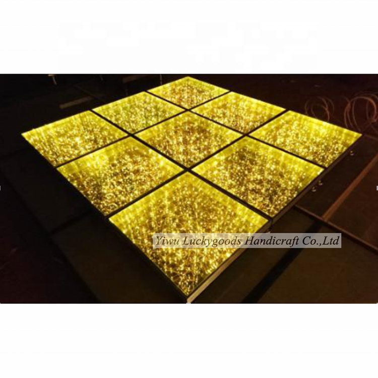 LED211025-1 оптовая продажа 2019 популярная Свадебная вечеринка украшения звездным Золотой RGB СВЕТОДИОДНЫЙ танцпол