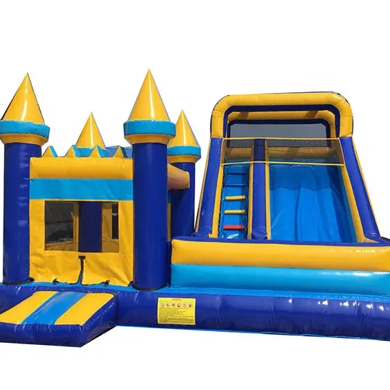 Commercial inflatable castle slide combo inflatable bounce house PVC material air jumping castle
