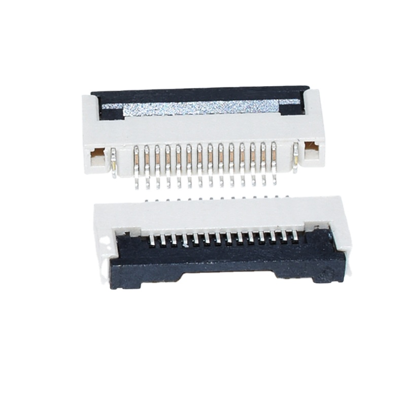 0.5mm Pitch FPC Connector 6-50Pin Botton Contact SMT Front Flip Height=2.0mm Connector FPC