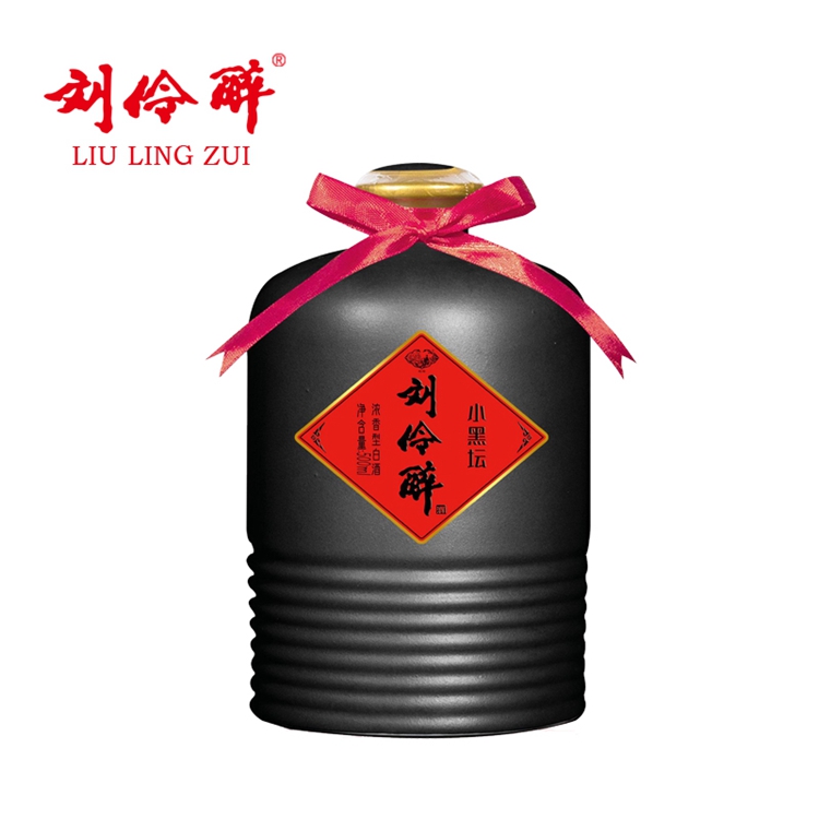 Миниатюрный черный алтарь LIU LING ZUI + маленький красный алтарь, 52 вольт, большой аромат, 500 мл, ликер, цены от производителя, китайский ликер