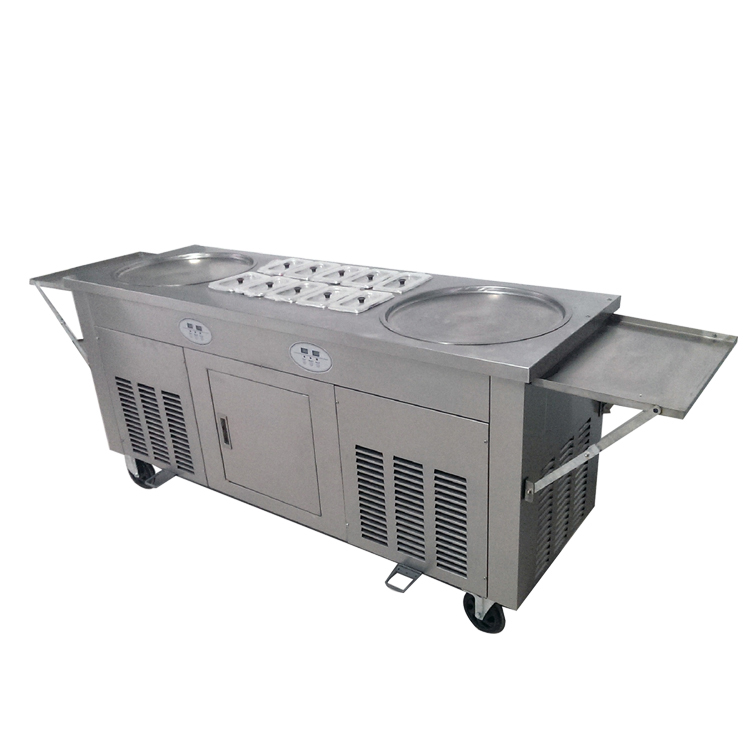 Thai Stir Fry Ice Cream Roll Machine