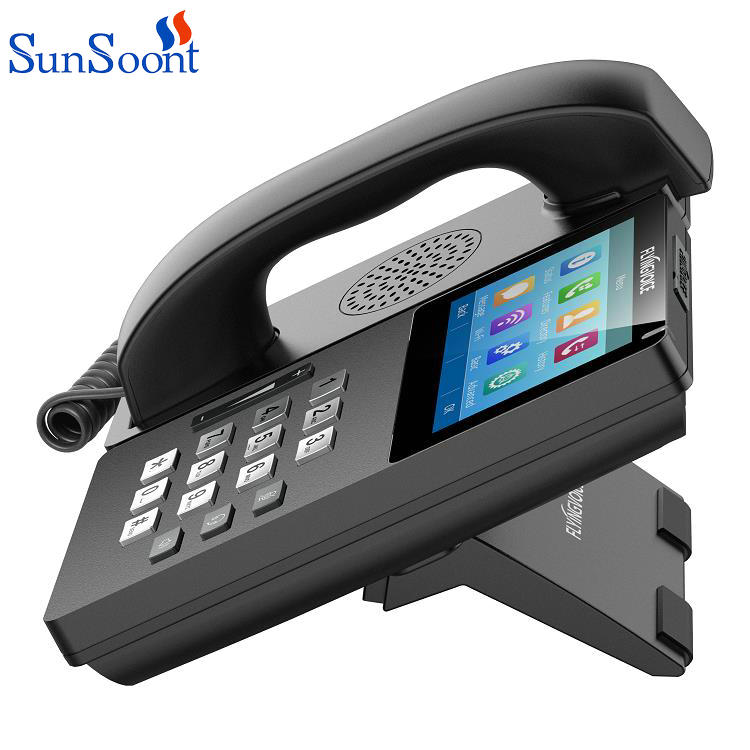 Оригинальный IP-телефон VOIP бизнес-телефон с 10 SIP-аккаунтами USB 2,0 EHS & PoE