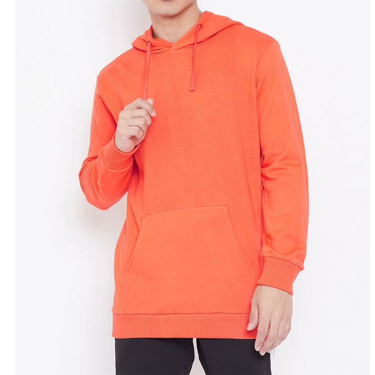 Metro Casual Garment Men Gym Sports Pullover Front Pocket Blank Organic Cotton Hoodie