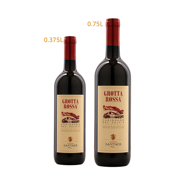 Высококачественное 0,75 л 100% Carignano Del Sulcis Doc Class красное итальянское сухое вино брендов в Италии