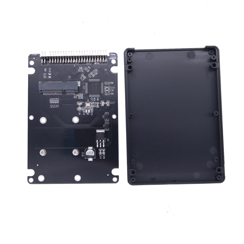 MSATA к IDE/SATA 2,5 дюйма адаптер Mini PCI-E SSD IDE 44pin твердотельный жесткий диск коробка