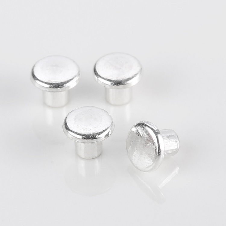 Factory Direct Sell Silver Rivets Silver Contact High Quality Bimetal Contact AgCdO Solid Silver Contact