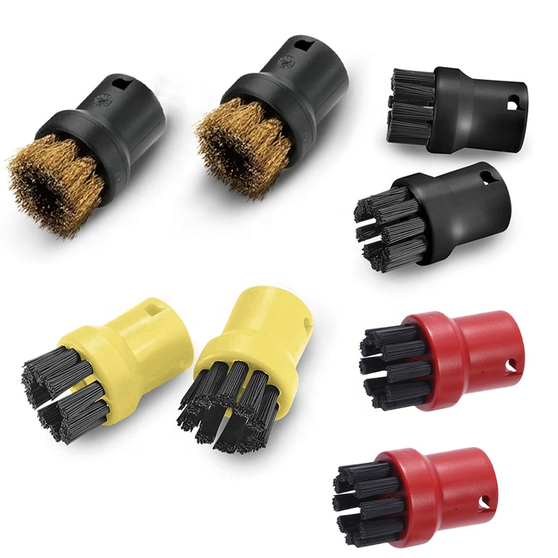 Оптовая продажа, многофункциональная круглая щетка, латунная щетка для Karcher EasyFix, пароочиститель для кухни, ванной комнаты