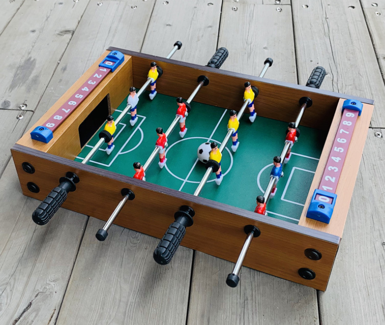 Mini wooden indoor football table football game boy gift parent-child game table football machine