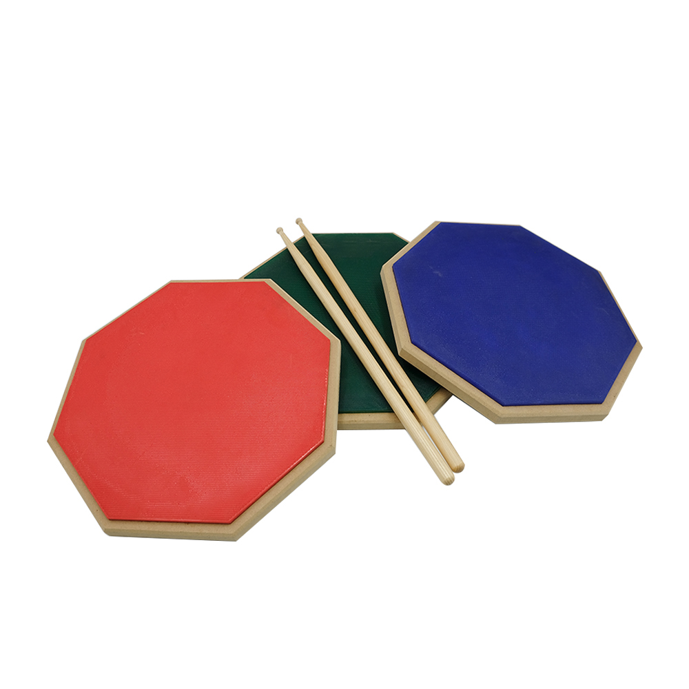 High quality factory price 12 inch Rubber drum practice pad for for Jazz Drums Exercise of Percussion instrument