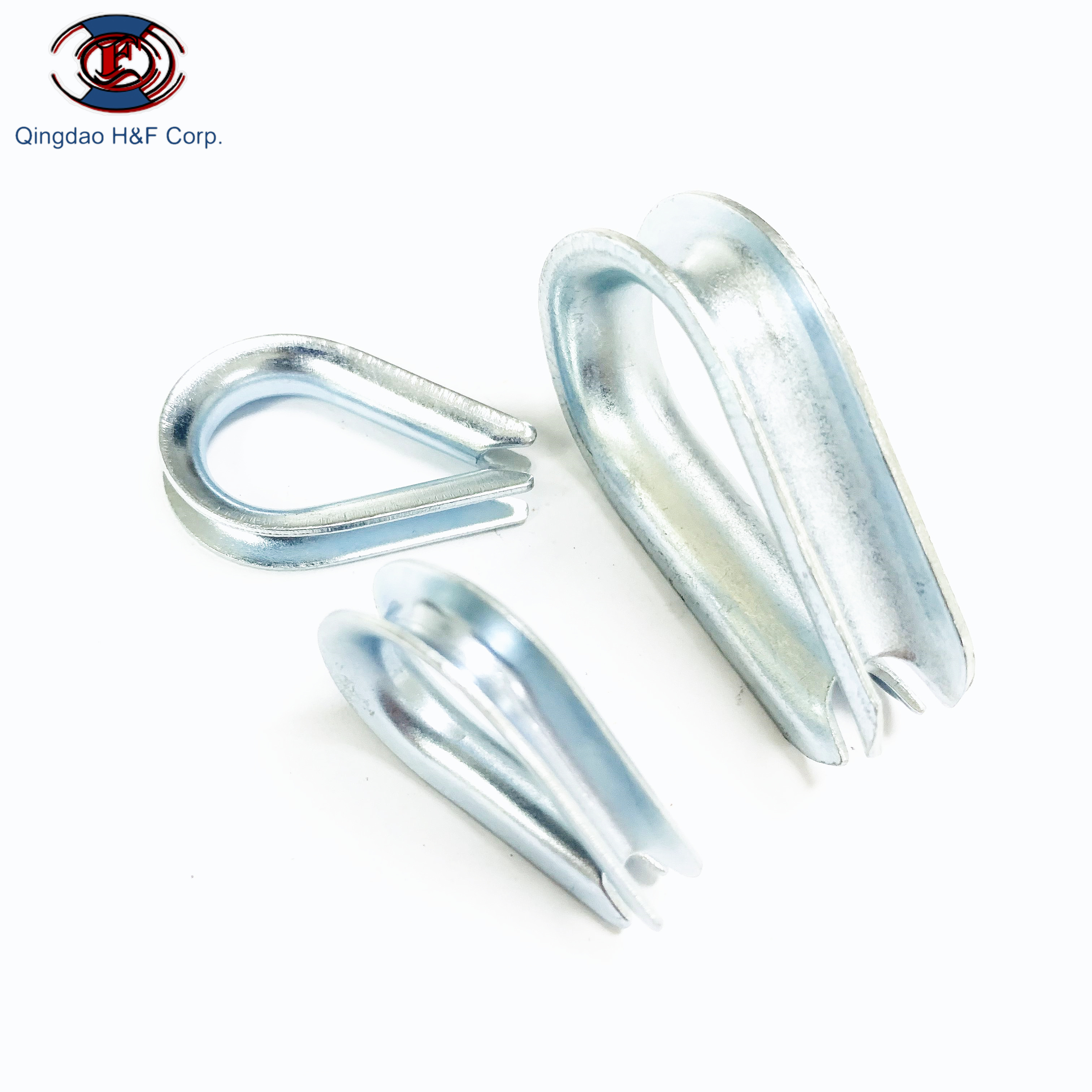 3 Eyelet Galvanized Cable Folder Wire Rope Thimble