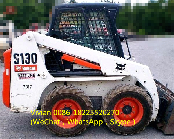 Loader used Bob cat s130 high efficiency mini wheel loaders for sale