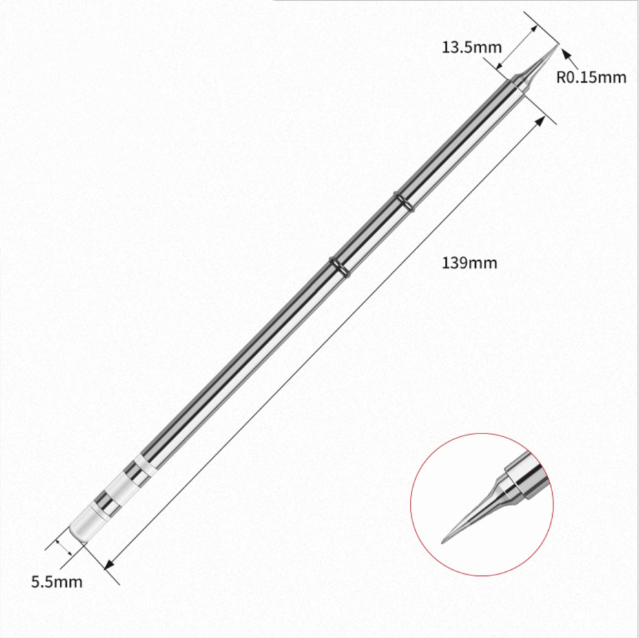 T12-I series Conical Shape electric soldering iron tip internal heat constant temperature for 951 soldering station 70W