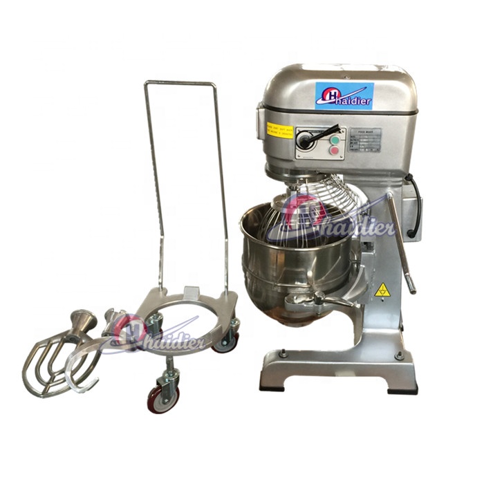 Bakery equipment heavy duty large bowl planetary mixing machine food mixer 10l 20l 40l