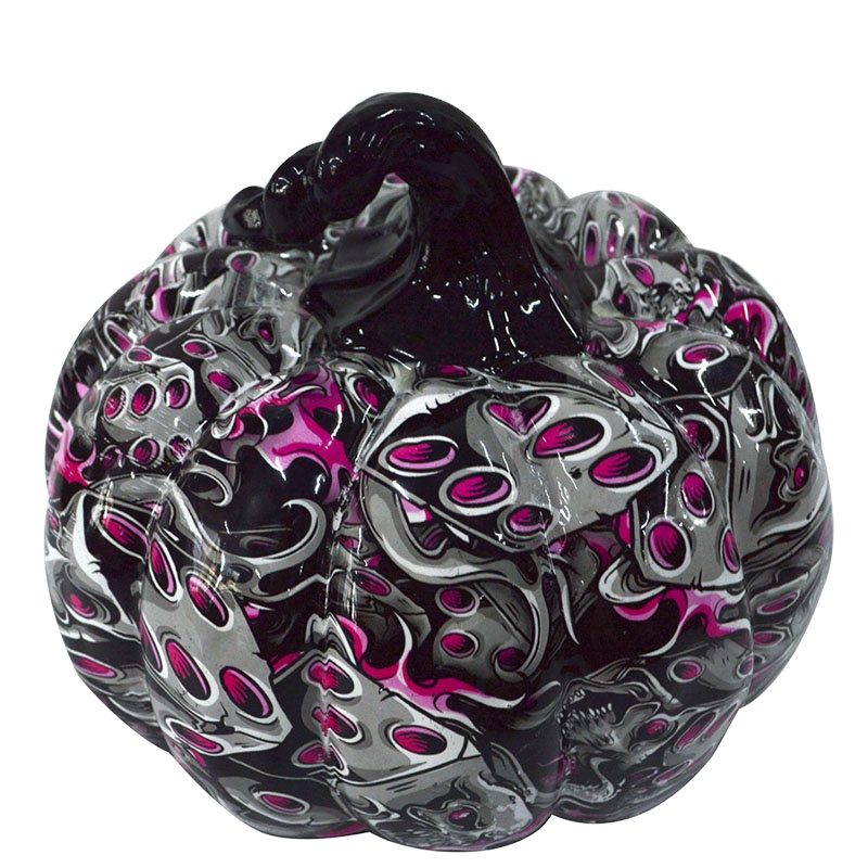 Hot sale resin pumpkin sculpture holiday gifts crafts creative colorful pumpkin statue Halloween party decoration ornaments