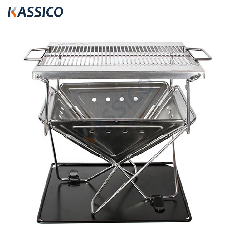 Oudoor BBQ Grill Portable Stainless Steel Barbecue Grill