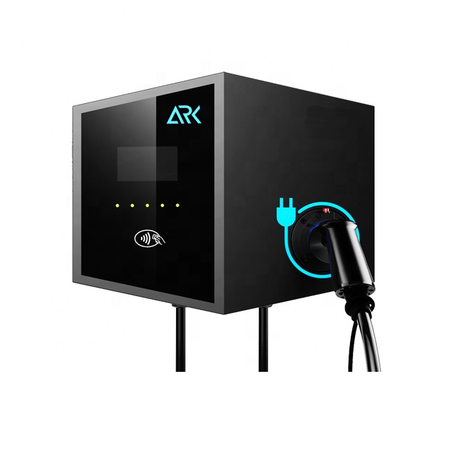 Ark 32A 7KW/22kW AC напольная подставка электрический автомобиль зарядное устройство wallbox EV зарядное устройство с разъемом Type-2 кабеля или гнезда