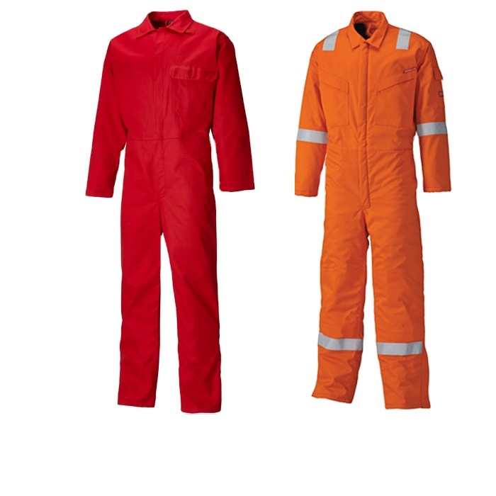 Wholesale High Quality Flame Resistant Clothing Fire Retardant Garment for Fire Fighting Reflective Stripe One Piece Coverll