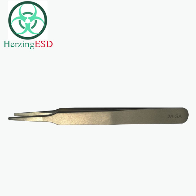 Оптовая продажа ручных инструментов прямой плоский круглый наконечник 2A-SA ESD Электрический пинцет