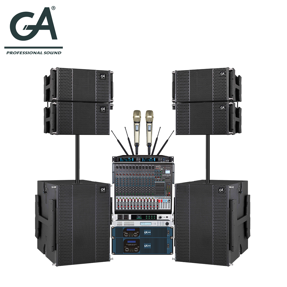 Professional Single Passive Line Array Event Speaker System, Outdoor Concert Stage, 10 Inch