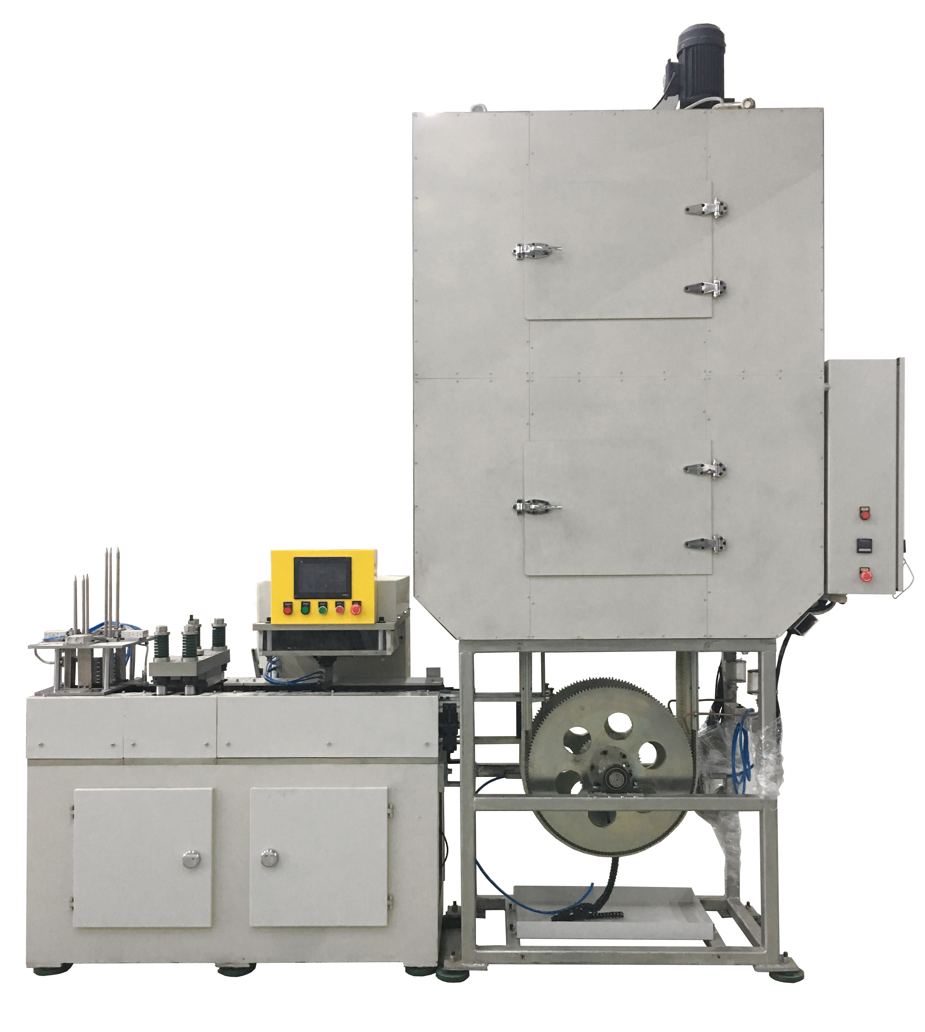 Hot sale Rectangular Square can lid curling compound lining machine