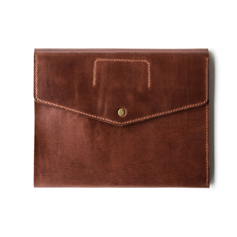 Custom Journal Cover Organizer Phone Pocket Tablet Holder A4 portfolio leather for Artist