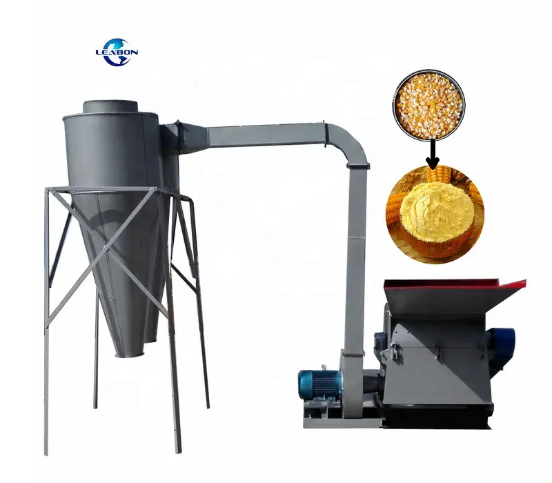 CE Small Poultry Animal Feed Use Grinding Maize Hammer Mill Crusher Machine with Cyclone price for sale