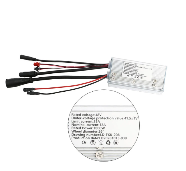 Контроллер безвоздушной волны ENA 48V25A для Bafang 1000 Вт, двигатель с редуктором Fat