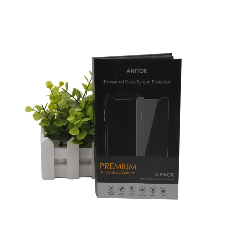 Screen packaging box suitable for screen assembly Packaging of tempered film protective film