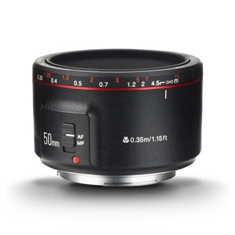 Объектив Yongnuo для Canon T6 EOS 700D 750D 800D 5D Mark II IV 10D 1300D, объектив YN 50 мм 50 мм 1.8II EF EOS 50 мм AF MF