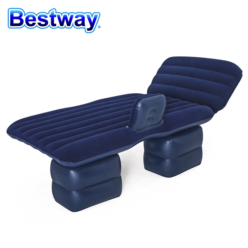 Bestway автомобильный воздушный матрас синий надувной дорожный автомобильный матрас для улицы и дома