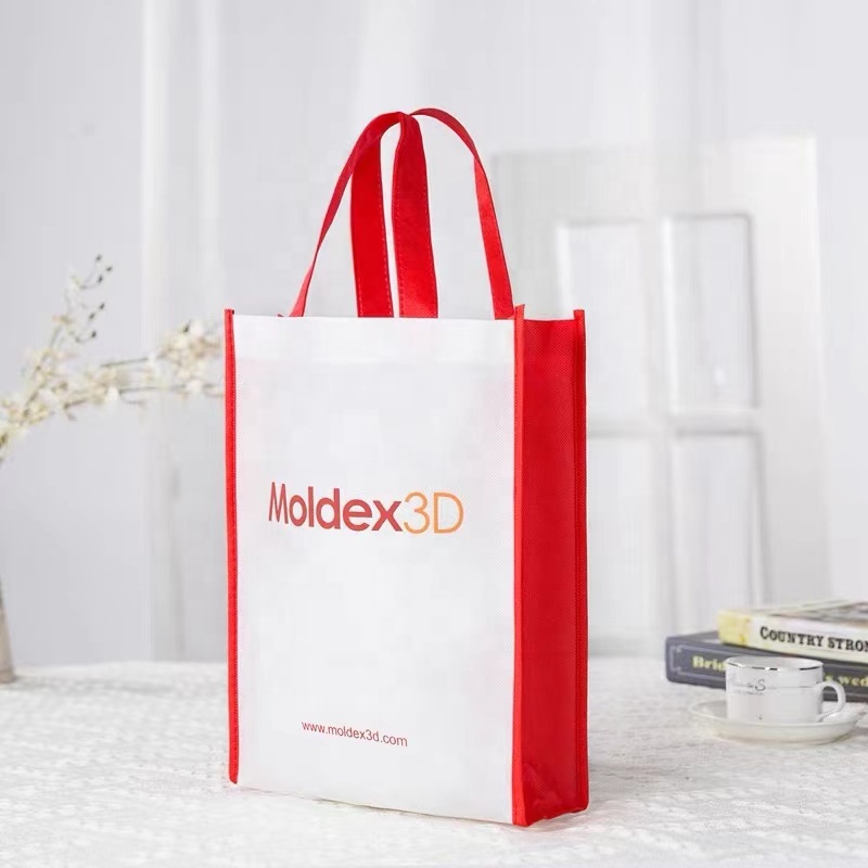 Custom Carry Bag Non Woven Tote Bag Reusable Shopping Bags